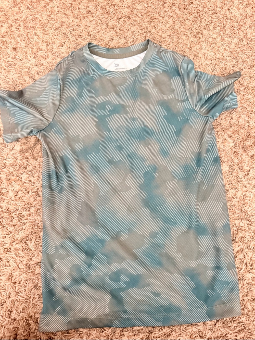 all in motion Light Blue Performance Tee